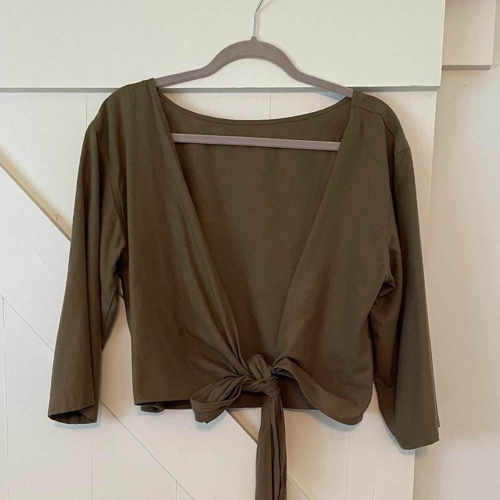 Ozma Reversible Wrap Top